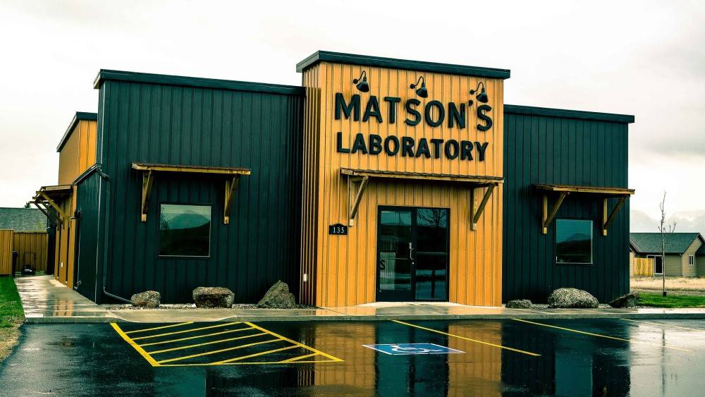 Matson's Laboratory building in Manhattan, MT